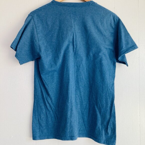 Disneyland Tee Tomorrowland T Shirt Blue Space Astronaut Retro Women’s Sz S - Picture 4 of 7